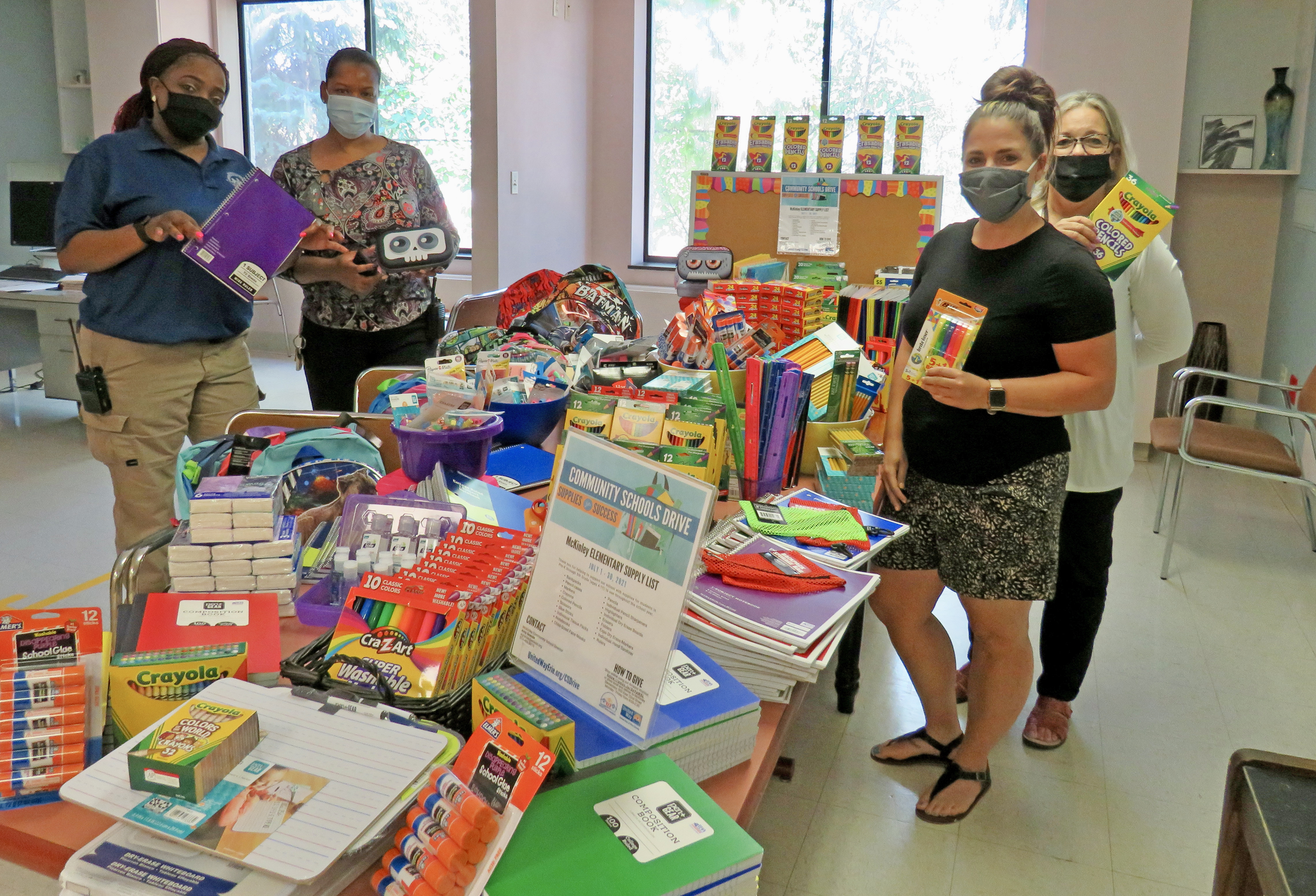McKinley supply donation