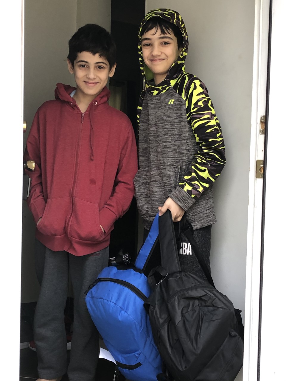 students receiving items students receiving items